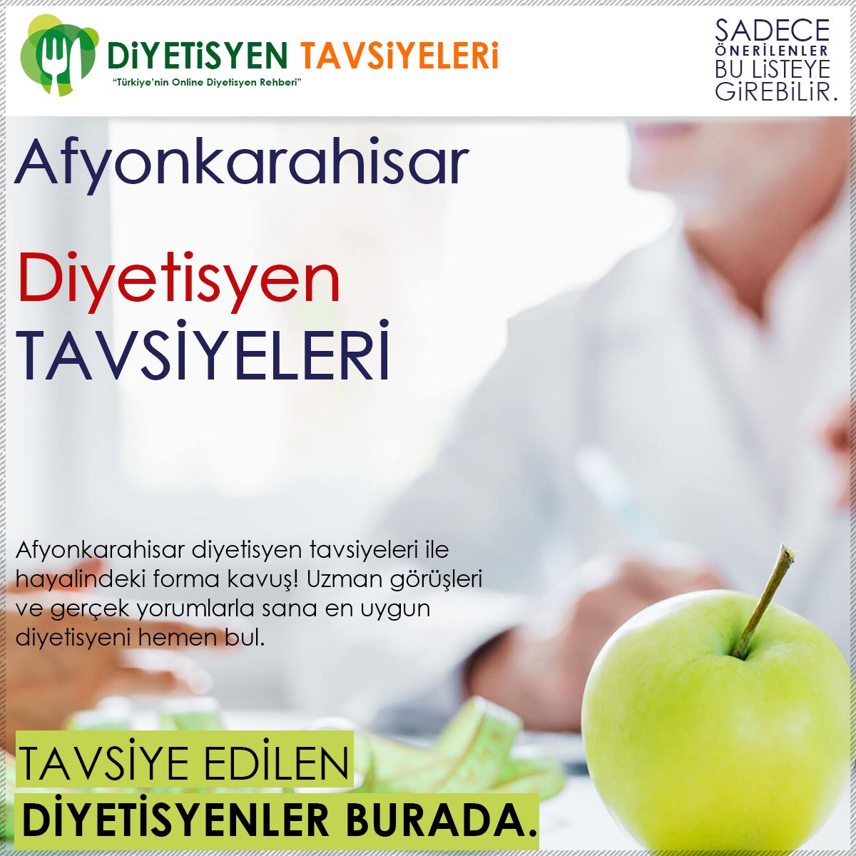 Afyonkarahisar Diyetisyenler