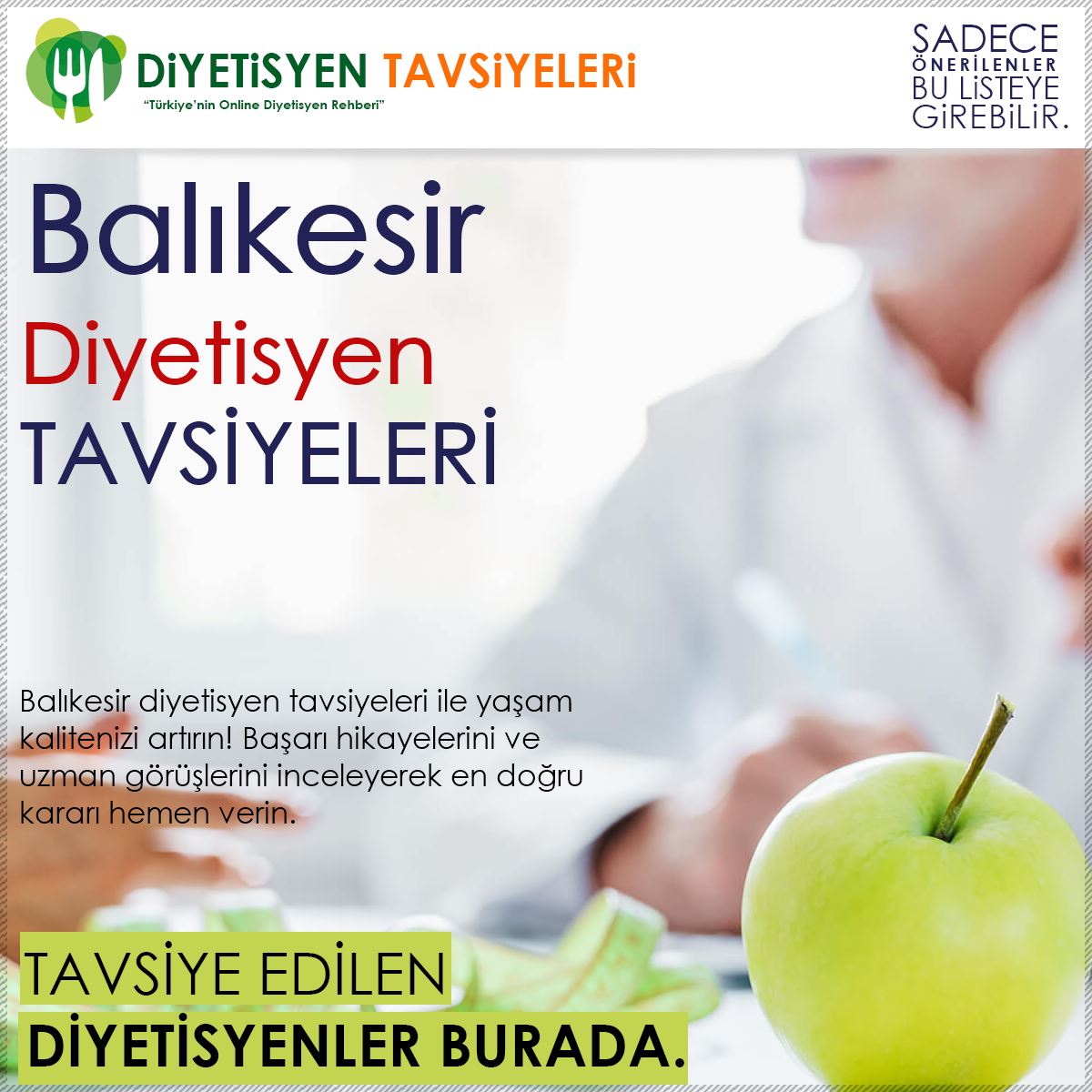 Balıkesir Diyetisyenler